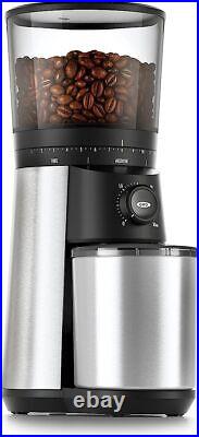 Brew Conical Burr Coffee Grinder Silver