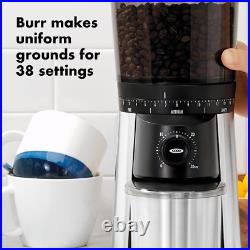 Brew Conical Burr Coffee Grinder, Silver