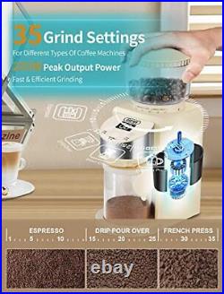 Burr Coffee Grinder, Adjustable Burr Mill with 35Precise Grind Settings, Electric