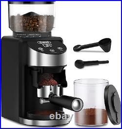 Burr Coffee Grinder, Adjustable Burr Mill with 35 Precise Grind Settings, Electr