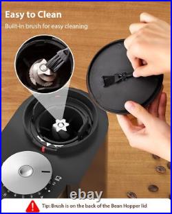 Burr Coffee Grinder Coffee Bean Grinder with 25 Grind Setting 2-12 Cups Timer Burr Coffee Grinder Coffee Bean Grinder with 25 Grind Setting 2-12 Cups Timer