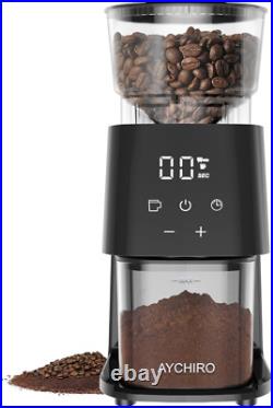 Burr Coffee Grinder Electric, Adjustable Burr Mill with 30 Grinding Settings, Co Burr Coffee Grinder Electric, Adjustable Burr Mill with 30 Grinding Settings, Co