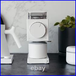 Burr Coffee Grinder Electric Coffee Bean Grinder, Matte White