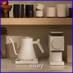 Burr Coffee Grinder Electric Coffee Bean Grinder, Matte White