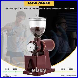 Burr Coffee Grinder Electric Espresso Grinder Commercial & Homeuse Silent Small