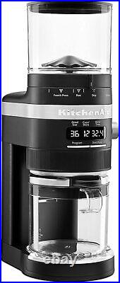 Burr Coffee Grinder KCG8433 Black Matte 10 Oz