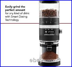 Burr Coffee Grinder KCG8433 Black Matte 10 Oz