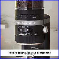 Burr Coffee Grinder KCG8433 Black Matte 10 Oz