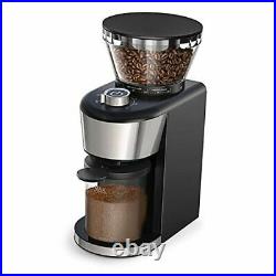 Burr Coffee Grinder, Stainless Steel Coffee Grinder Electric with 35 Grind