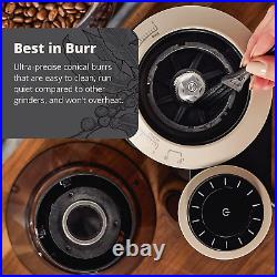 Burr Coffee Grinder a Precise Coffee Bean Grinder for Everything from Espresso