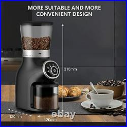 Burr Coffee Grinder, iRoastec Ceramic Conical Electric With 31 Precise Coffee