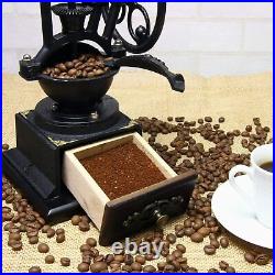 Burr Manual Coffee Grinder Coffee Bean Mill Vintage Antique