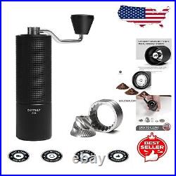 C2S Manual Coffee Grinder Stainless Steel Adjustable Conical Burr Precision