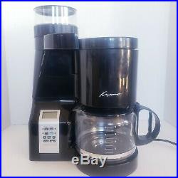 Capresso 453 CoffeeTEAM-S 10-Cup Coffee Maker/Burr Grinder Combination Machine