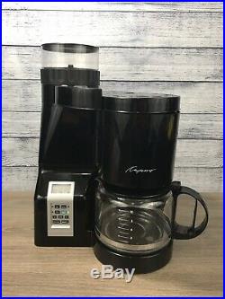 Capresso 454 CoffeeTEAM-S 10-Cup Coffee Maker/Burr Grinder Combination Machine