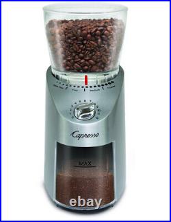 Capresso 575.05 Infinity Plus Conical Burr Grinder Stainless Steel