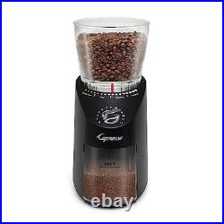 Capresso Infinity Plus Black Conical Burr Grinder