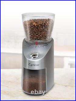 Capresso Infinity Plus Conical Burr Grinder, Stainless Steel