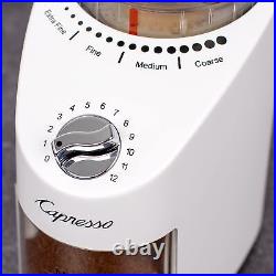 Capresso Infinity Plus Conical Burr Grinder, White