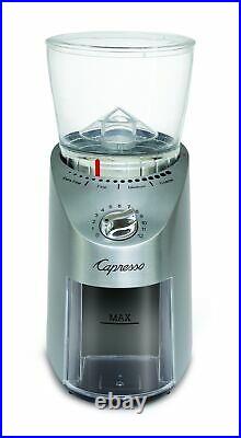 Capresso Infinity Plus Stainless Steel Conical Burr Coffee Grinder