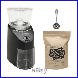 Capresso Jura Infinity 560.01 Conical Burr Coffee Grinder Black Bundle