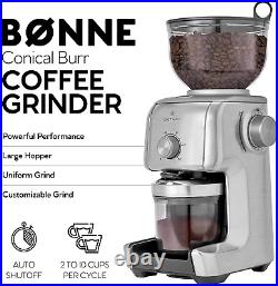 Chefwave Conical Burr Coffee Grinder 16 Grind Settings Electric High Precision