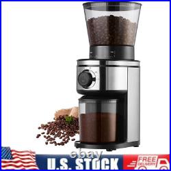 Coffee Bean Burr Grinder Electric Burr Mill Conical Coffee Grinder For 2-12 Cups