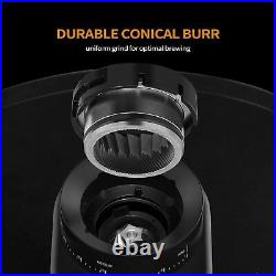 Coffee Bean Burr Grinder Electric Burr Mill Conical Coffee Grinder For 2-12 Cups