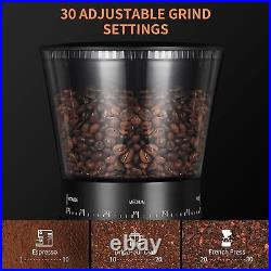 Coffee Bean Burr Grinder Electric Burr Mill Conical Coffee Grinder For 2-12 Cups