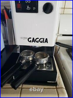 Coffee Gaggia Old White Coffee 1500W, Gaggia burr mdf grinder bundle