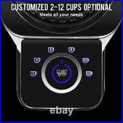 Coffee Grinder, Anti-Static Conical Burr Coffee Bean Grinder with 48 Precise Gri
