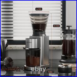 Coffee Grinder Conical Coffee Grinder with Digital Timer Display, 24 Precise Sett