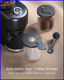 Coffee Grinder Electric, Conical Burr Coffee Grinder with 35 Grind Settings