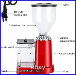 Coffee Grinder Electric Flat Burr Grinding Machine Automatic Mill 35Oz Coffee Be