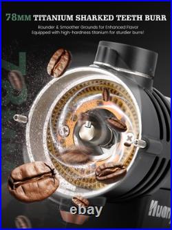 Coffee Grinder With Titanium Sharked Teeth Burr Electric Coffee Grinders With Coffee Grinder With Titanium Sharked Teeth Burr Electric Coffee Grinders With
