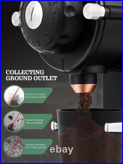 Coffee Grinder With Titanium Sharked Teeth Burr Electric Coffee Grinders With Coffee Grinder With Titanium Sharked Teeth Burr Electric Coffee Grinders With