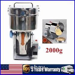 Commercial Electric Grain Grinder Coffee Bean Nuts Mill Grinding Machine Kitchen