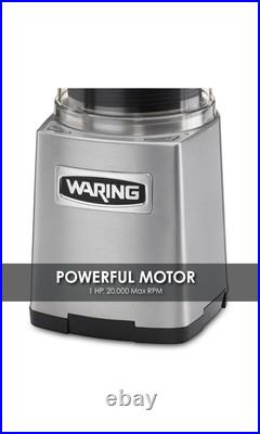 Commercial WSG60 3 Cup Spice Grinder, 1 HP Motor, 20,000 RPM's, Pulse Actuation Commercial WSG60 3 Cup Spice Grinder, 1 HP Motor, 20,000 RPM's, Pulse Actuation