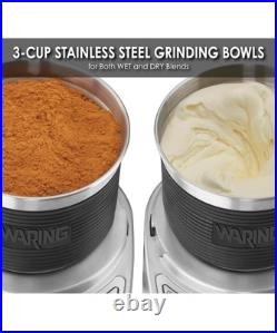 Commercial WSG60 3 Cup Spice Grinder, 1 HP Motor, 20,000 RPM's, Pulse Actuation Commercial WSG60 3 Cup Spice Grinder, 1 HP Motor, 20,000 RPM's, Pulse Actuation