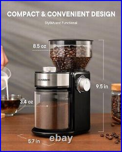 Compact Electric Burr Coffee Grinder 16 Settings for Perfect Grounds Every Time Compact Electric Burr Coffee Grinder 16 Settings for Perfect Grounds Every Time