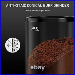 Conical Burr Coffee Grinder, Adjustable Burr Mill with 35 Grind Settings