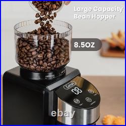 Conical Burr Coffee Grinder, Adjustable Burr Mill with 35 Precise Grind Setti Conical Burr Coffee Grinder, Adjustable Burr Mill with 35 Precise Grind Setti