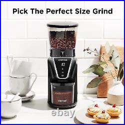 Conical Burr Coffee Grinder, Create the Boldest & Most Flavorful Grind with 31 S