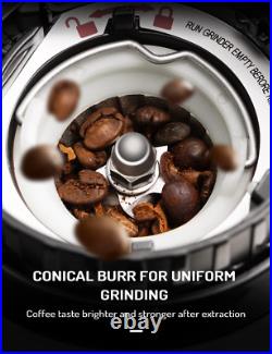 Conical Burr Coffee Grinder Electric, Upgrade Anti-Static Electric Espresso Coff Conical Burr Coffee Grinder Electric, Upgrade Anti-Static Electric Espresso Coff