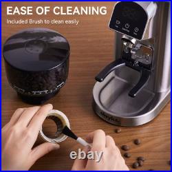 Conical Burr Coffee Grinder Electric with Electronic Timer, Anti-Static, Coff