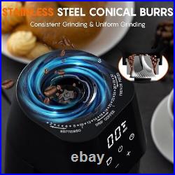 Conical Burr Coffee Grinder Electrical Burr Grinder, New free freight