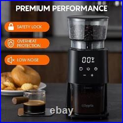 Conical Burr Coffee Grinder Electrical Burr Grinder, New free freight