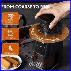 Conical Burr Coffee Grinder Electrical Burr Grinder, New free freight