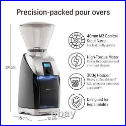 Conical Burr Coffee Grinder with Digital Timer Display