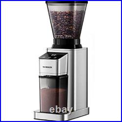 Conical Burr Coffee Grinder with Precision Electronic Timer